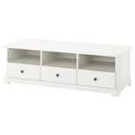 Тумба под тв IKEA лиаторп, белая 45х49х145 cм
