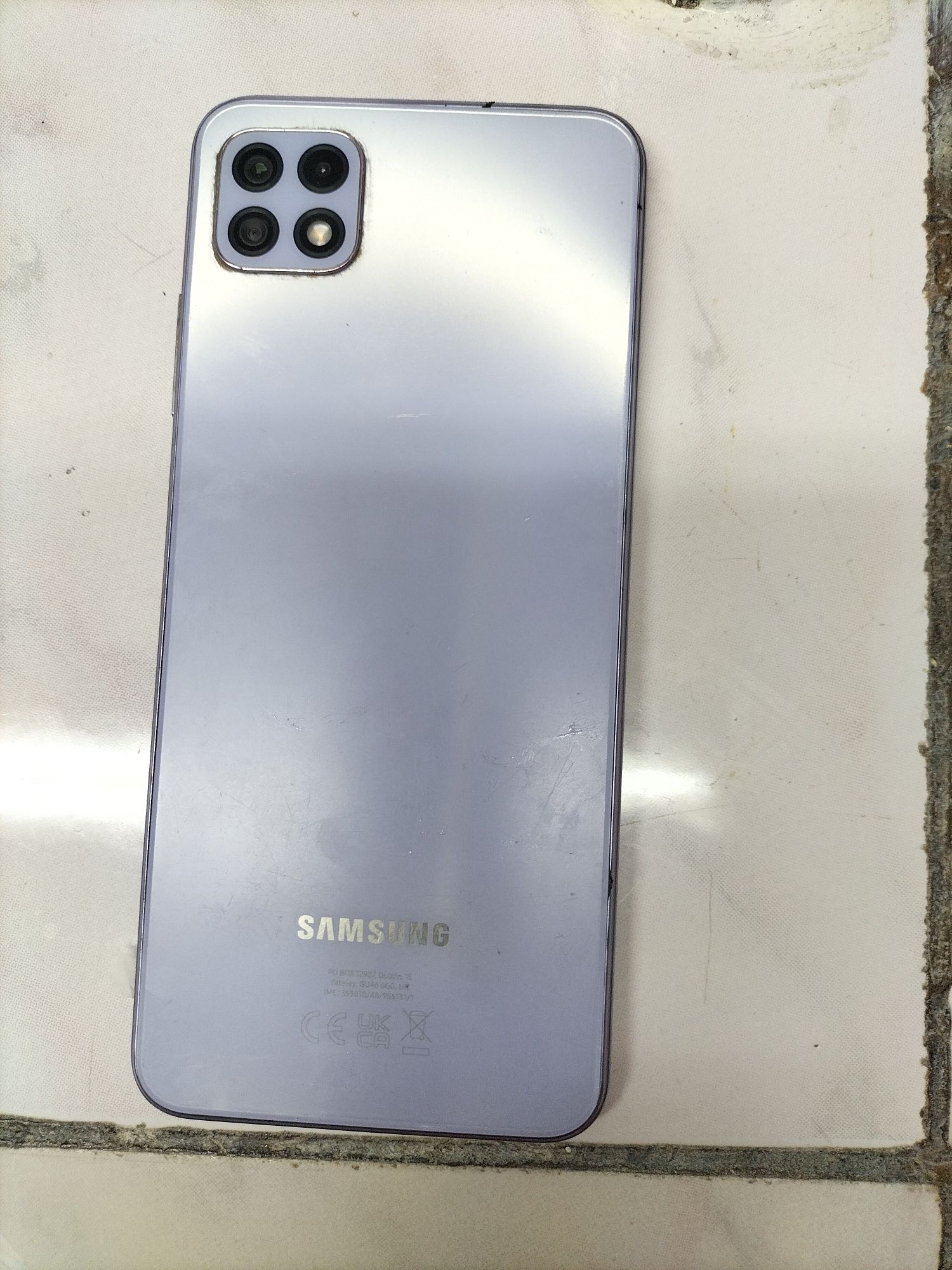 Samsung A22, display defect