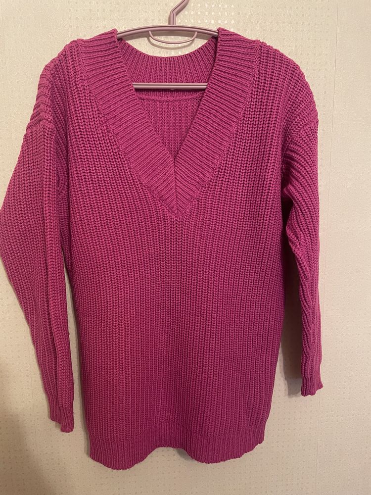 Цикламен пуловер на Vero Moda