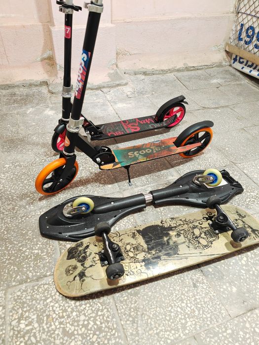 Trotineta Oxelo, Trotineta Scooter, Skateboard, Waveboard
