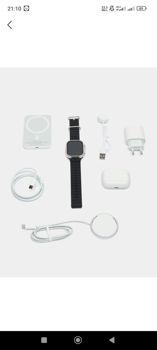Aqlli soat to'plami 6tasi 1da Smart Watch to'plami