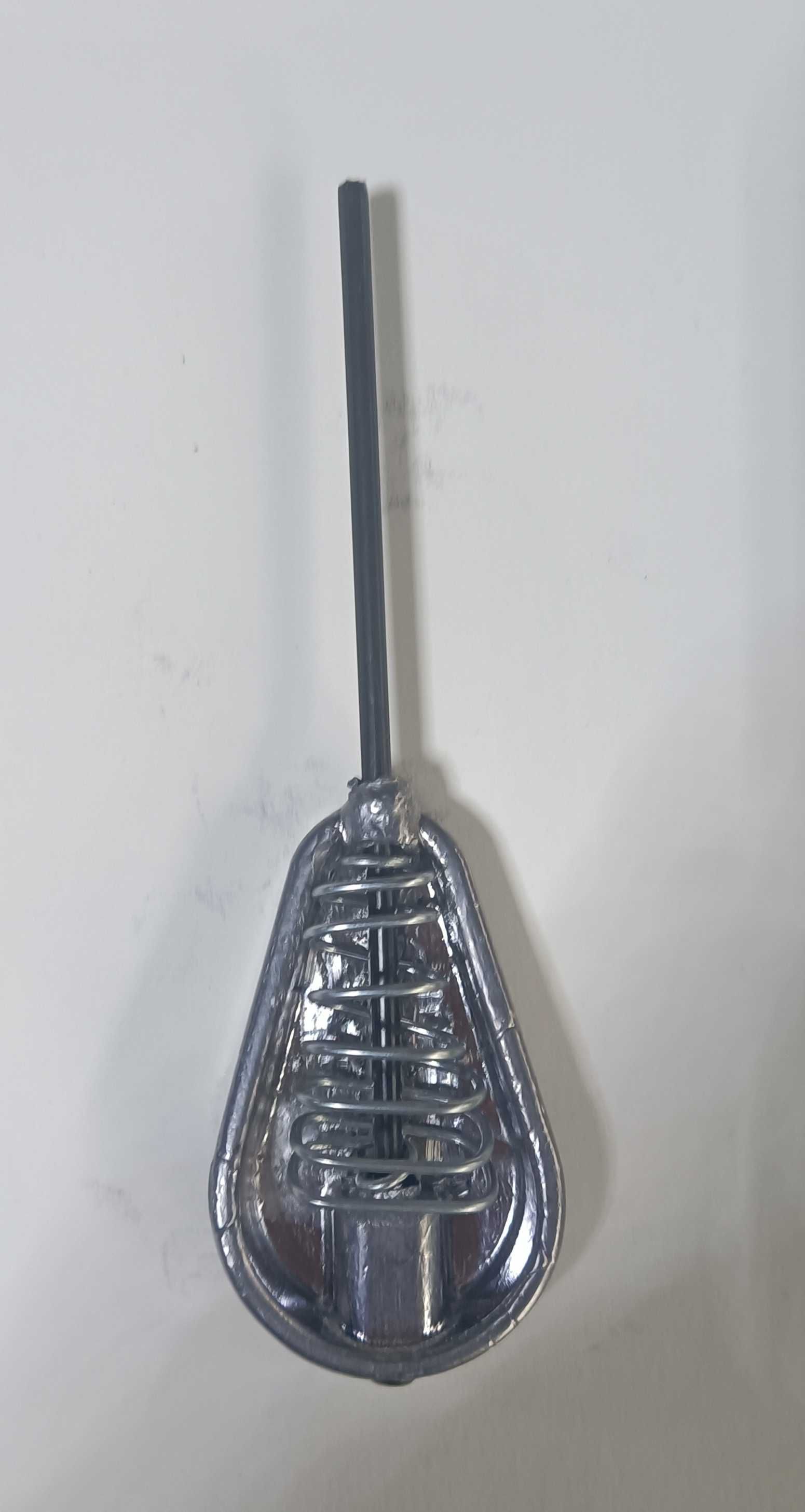 Momitor tip method cu tijă și arc, 100 gr, pescuit Dunăre crap-caras.