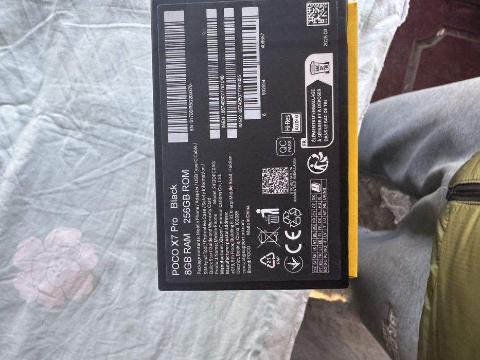 poco x7 pro pamit 8.256g holati yengidek karopka dak bor oqip tel qlil