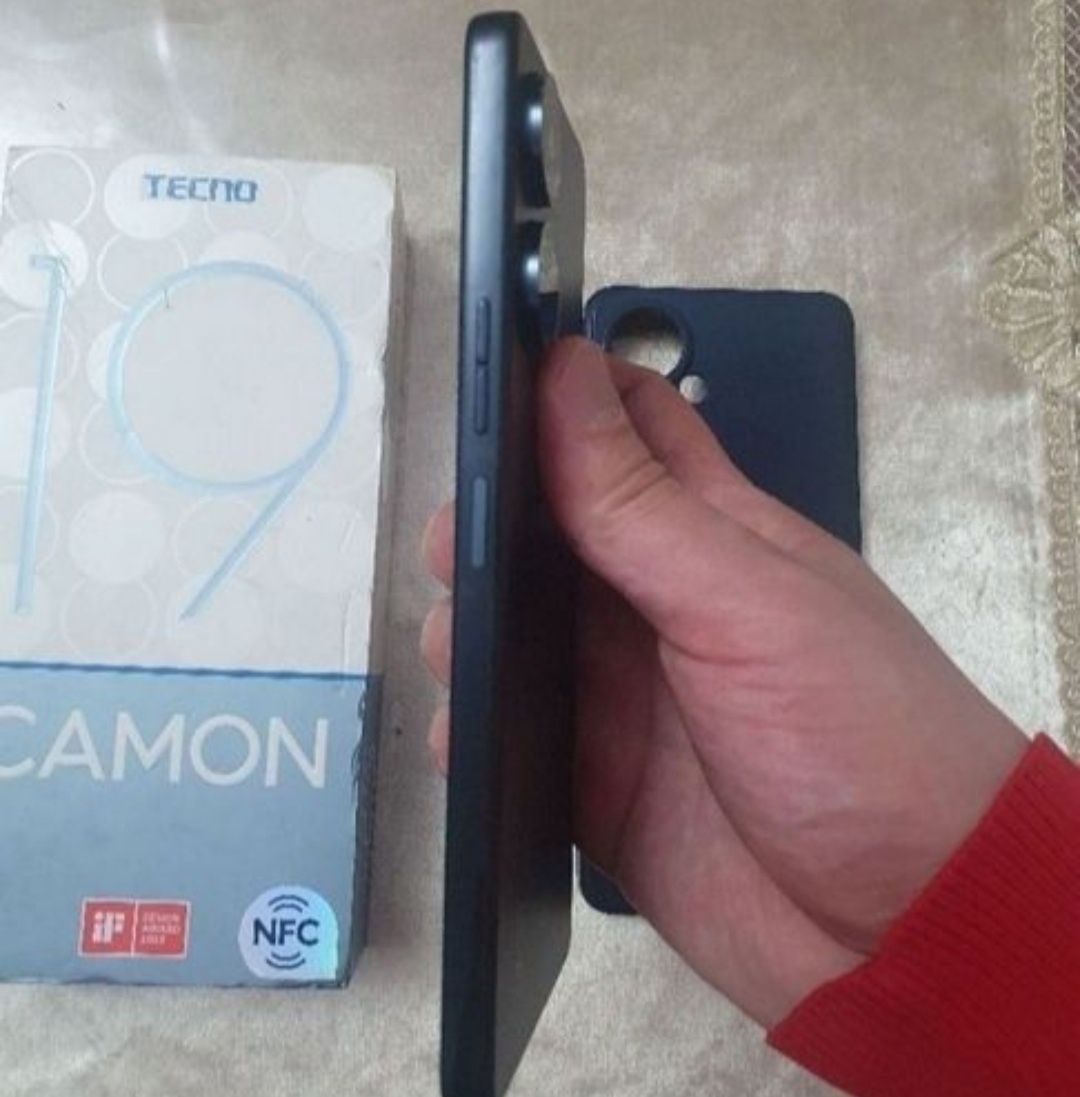 Srochna sotiladi Tecno Camon 19 6+4/128Gb Orginal Yengi madel