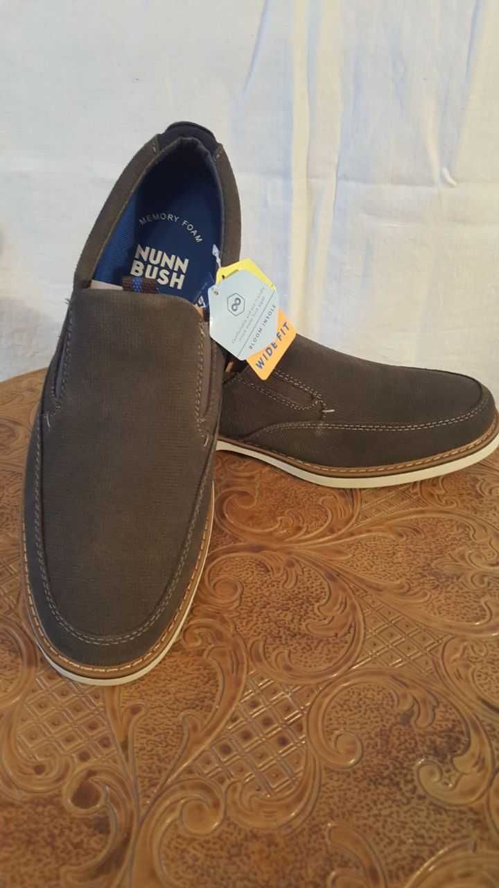 Слипоны Nunn Bush Mens Otto Moccasin!