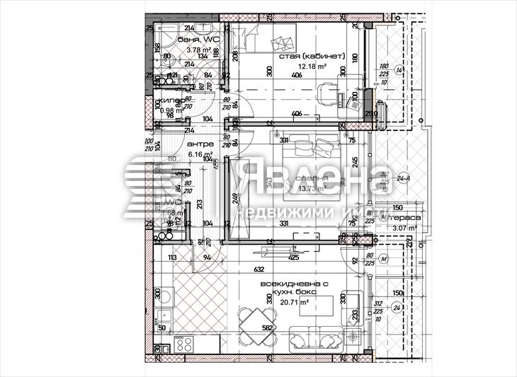 Продава се Тристаен апартамент в Варна, Младост 1 - 88 кв.м за 1363 €/кв.м - Снимка #1