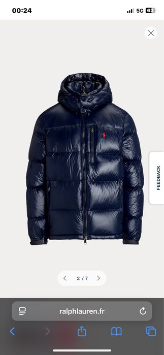 Пуховик ralph lauren