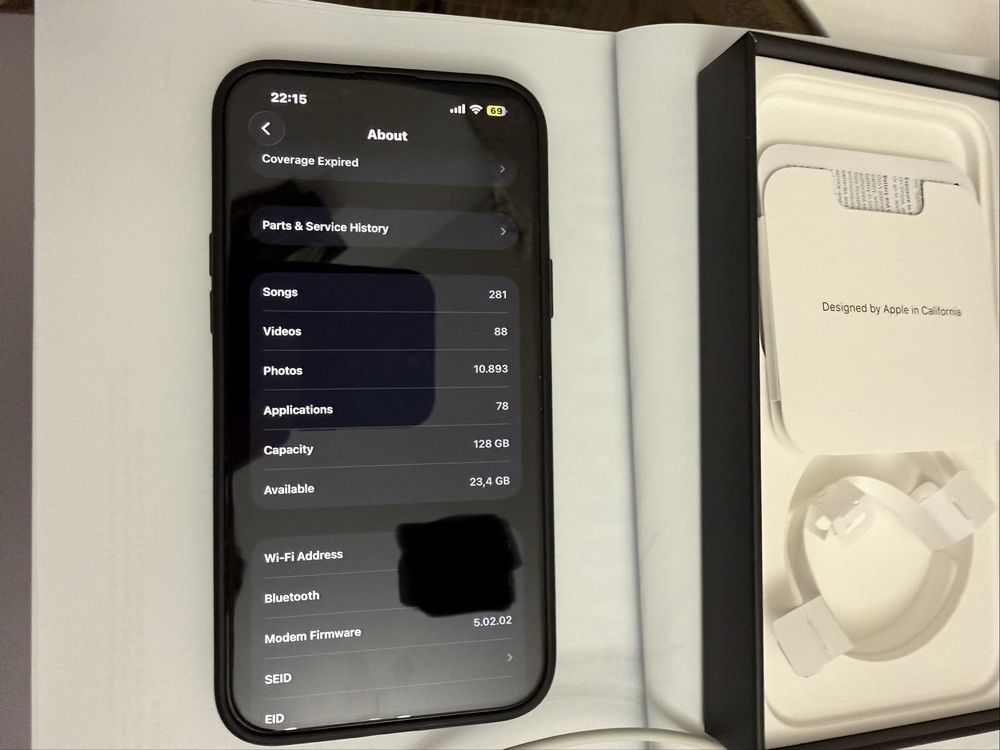 Apple Iphone 13 Pro Max 128 GB Graphite 79% battery