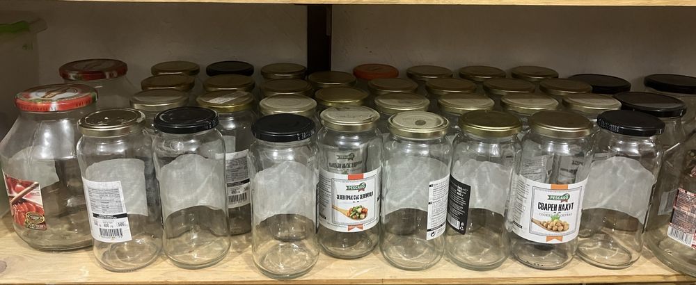 Буркани с винт високи 10 580гр