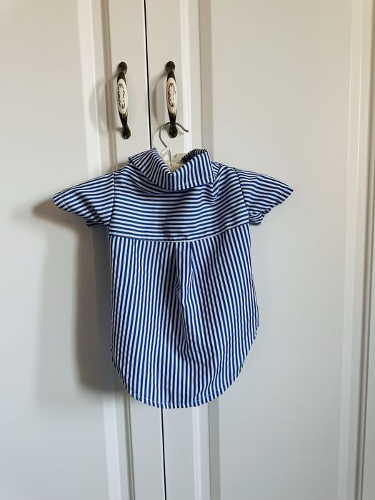 Haina pentru caine de talie mica si  medie, camasa cu fundita / papion