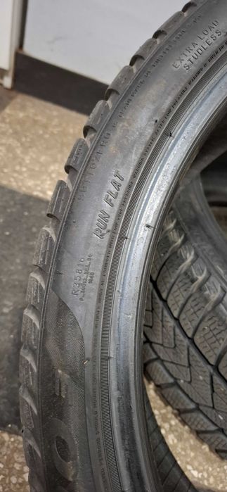 2бр. 225/40/20 Pirelli RFT 6.2mm грайфер, дот 22г. Безплатен монтаж