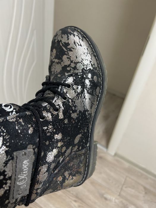 S’Oliver боти естествена кожа