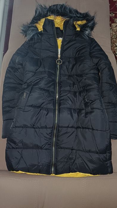 Черный детский куртка 10-12 жасқа. Размер- L