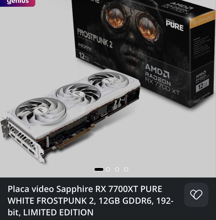 Amd gpu rx 7700 xt sapphire pure 12 gb