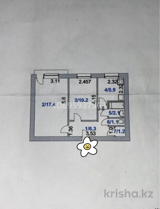 Продам квартиру по адресу 7-27