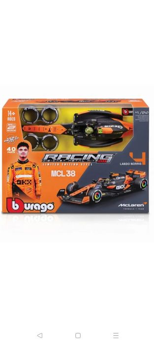 Kit Formula 1 Bburago McLaren 1:24,Lando Norris