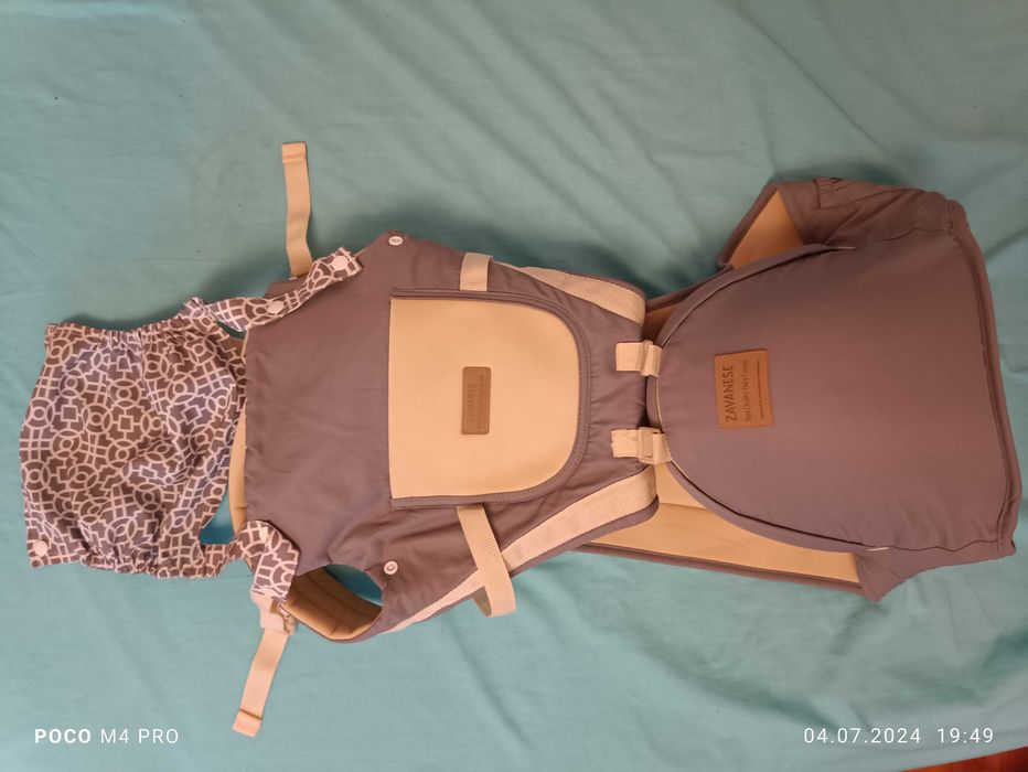 Port bebe/marsupiu cu sezut