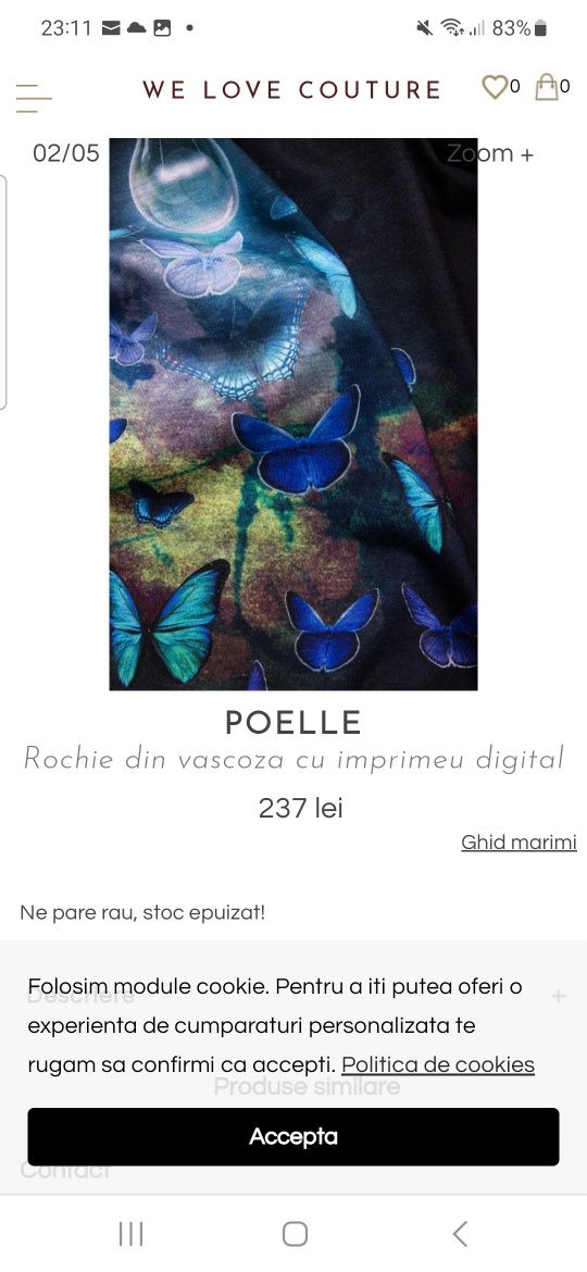 Rochie superba POELLE