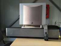 Soundbar Yamaha YSP-900 + subwoofer Yamaha YST-FSW100 + telecomanda