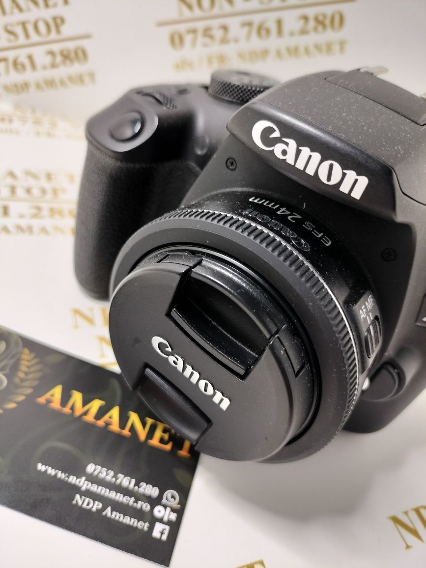 NDP Amanet Brăila Canon EOS2000D+Obiectiv Canon EFS 24MM (914)