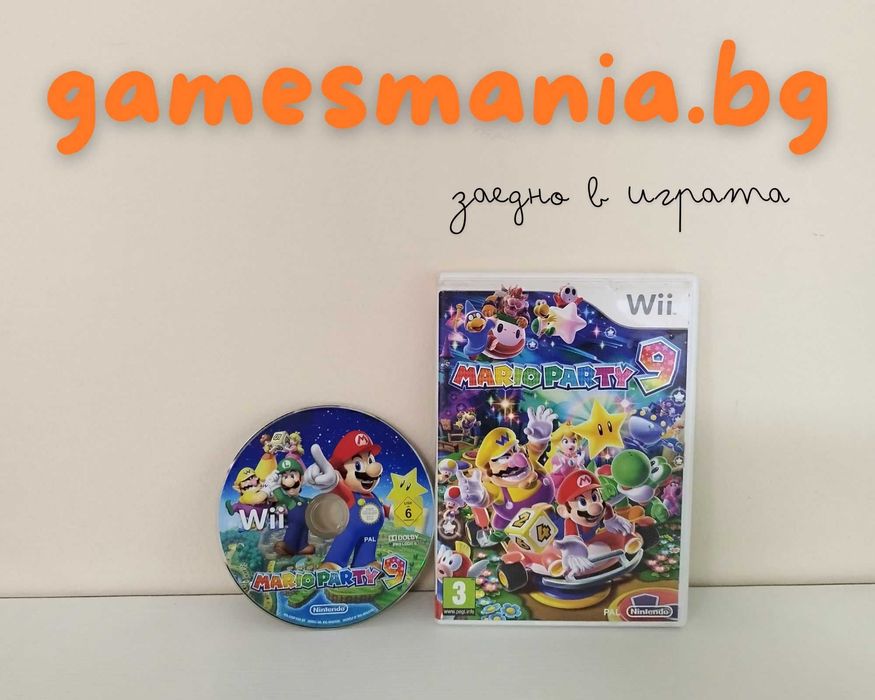 Пълен Комплект Nintendo Wii Mini + 2 игри и волан