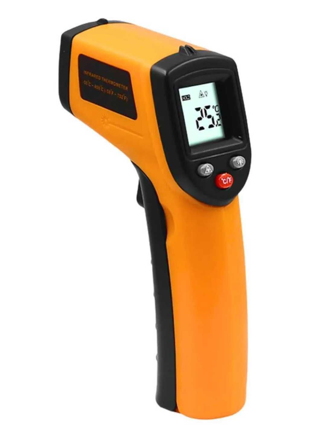 Бесконтактный инфракрасный пирометр -50°C до +400°C, LCD-дисплей