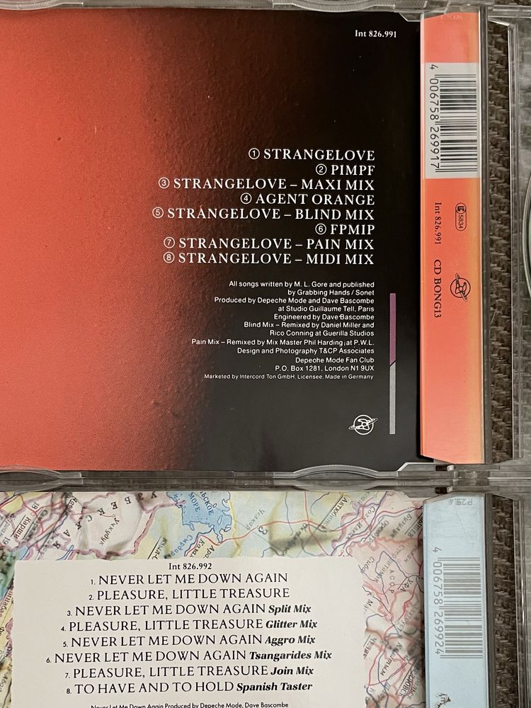 CD сингли Depeche Mode
