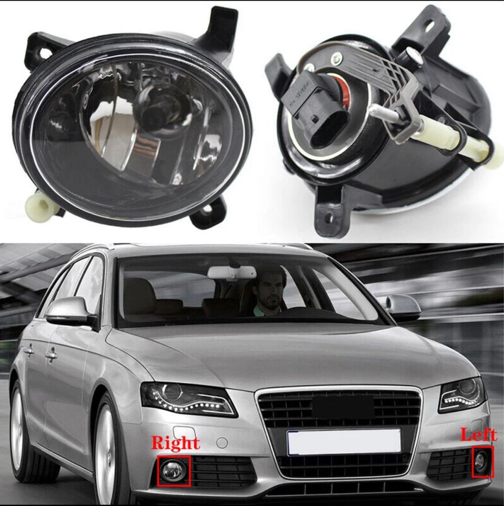 Far Ceata Lampa Proiector Proiectoare Audi A6 C6 A4 B8 Q5 Seat Exeo