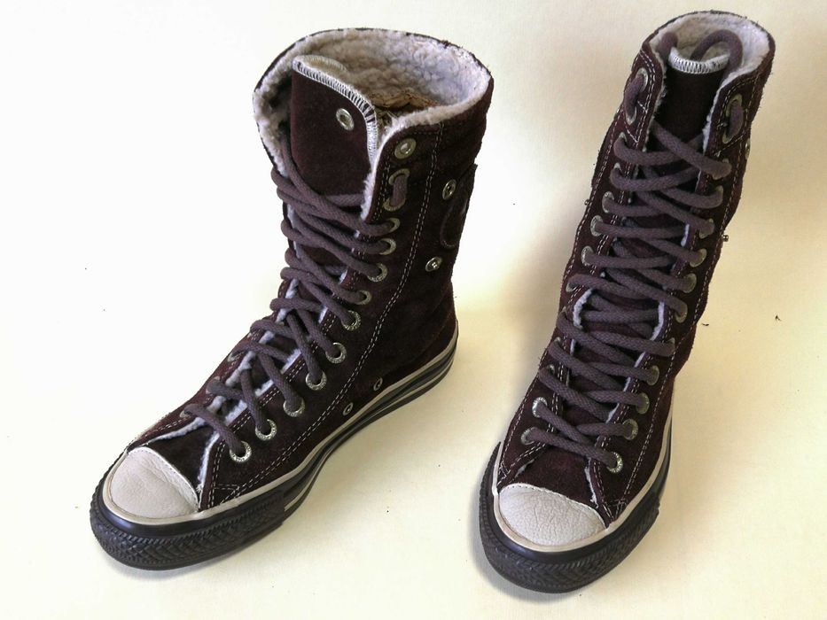 Ghete PIELE Tenisi inalti imblaniti 38 39 CONVERSE -Vietnam Ca NOI