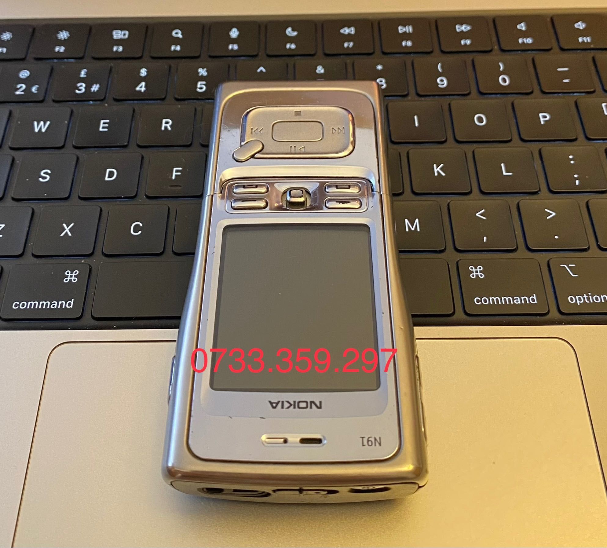 Telefon Nokia N91 classic vintage pentru colectie Stainless Steel