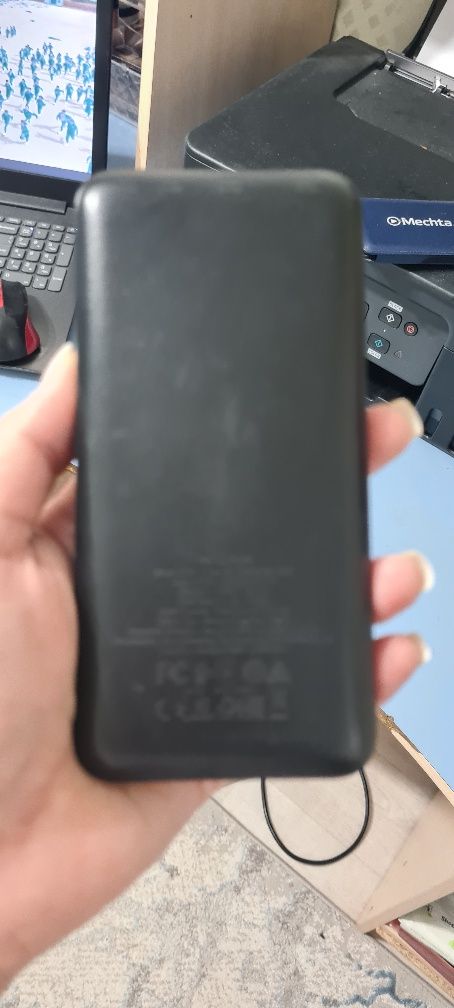 Внешний аккумулятор Borofone BJ16 10K мАч черный. Пауэр банк Borofon