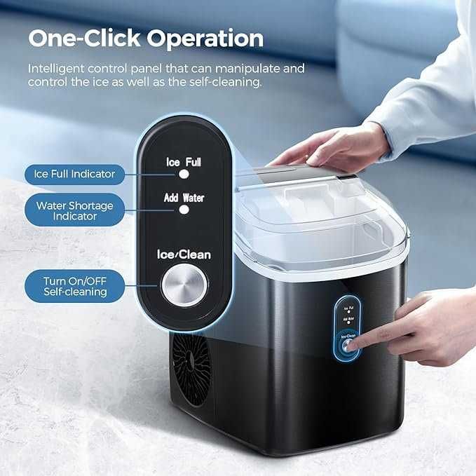 НЕМСКИ Ледогенератор Werstil 15kg/24ч + Подарък ЛЕД ФЕНЕР