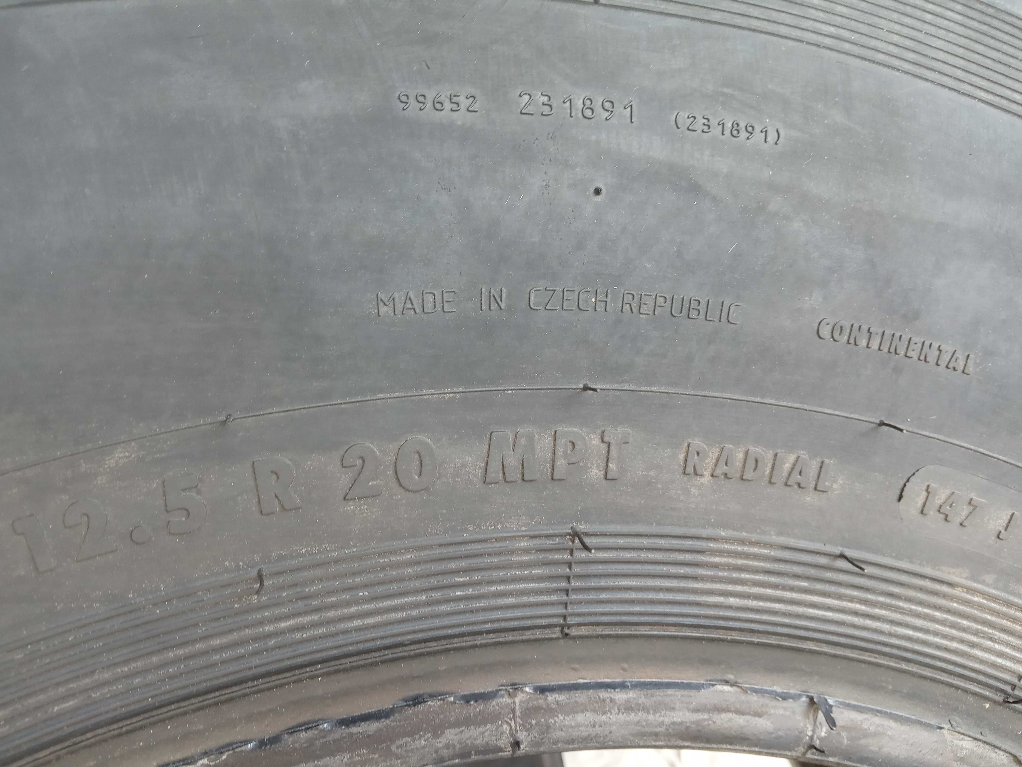 2 Тежкотоварни гуми 12.5R20 -> 335/80R20 Continental MPT80 147J 22PR