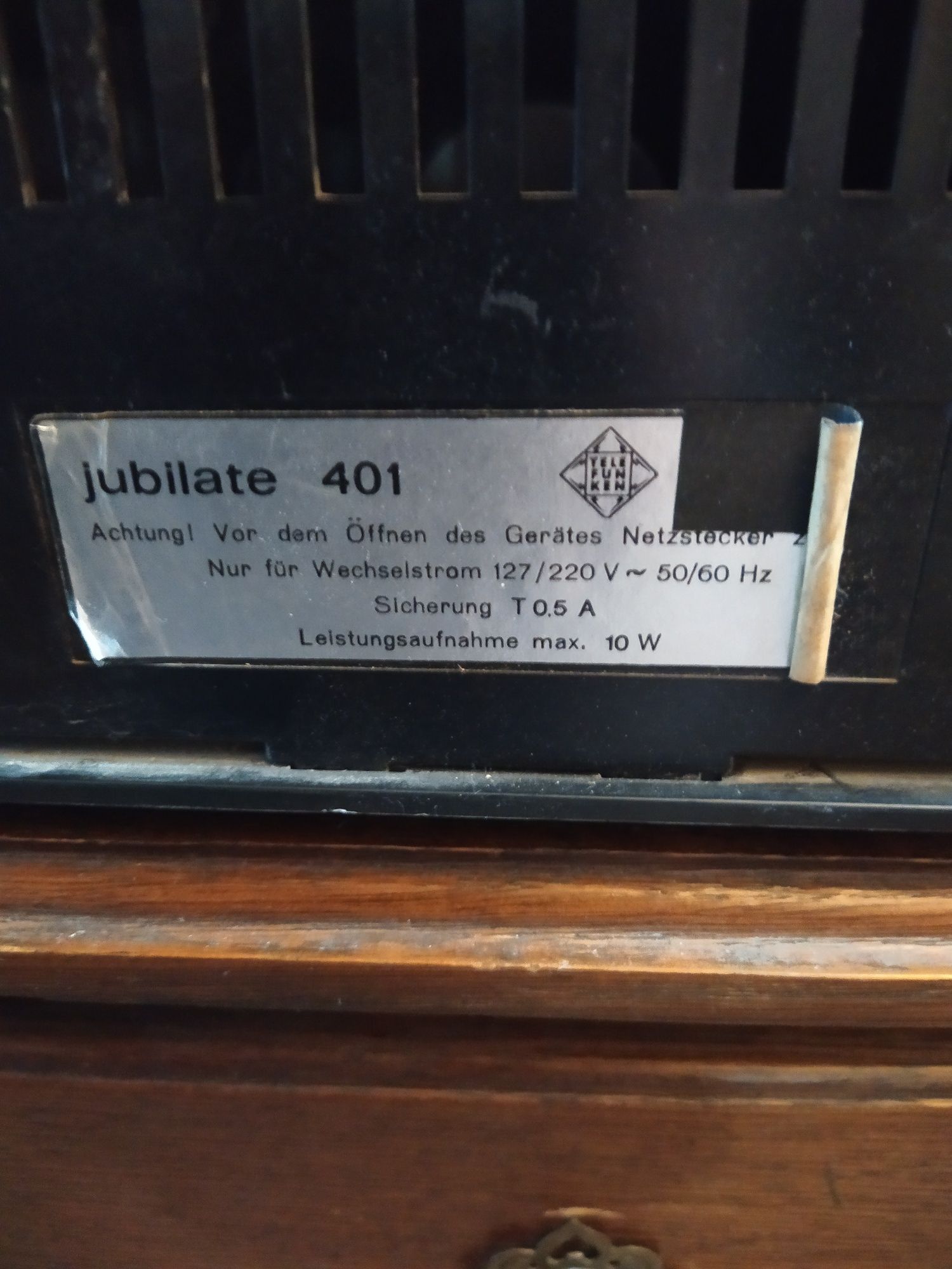 Radio de colecție Telefunken Jubilate 401