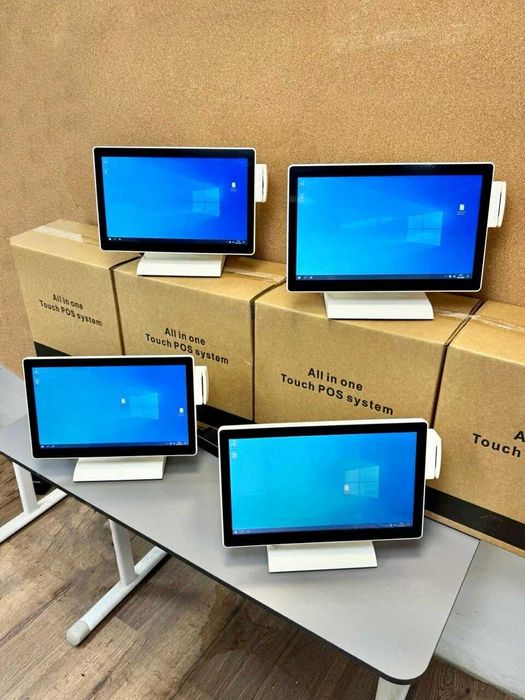 POS моноблок, Core i5 8/128GB, сенсорный экран 15.6" с WiFi для кафе