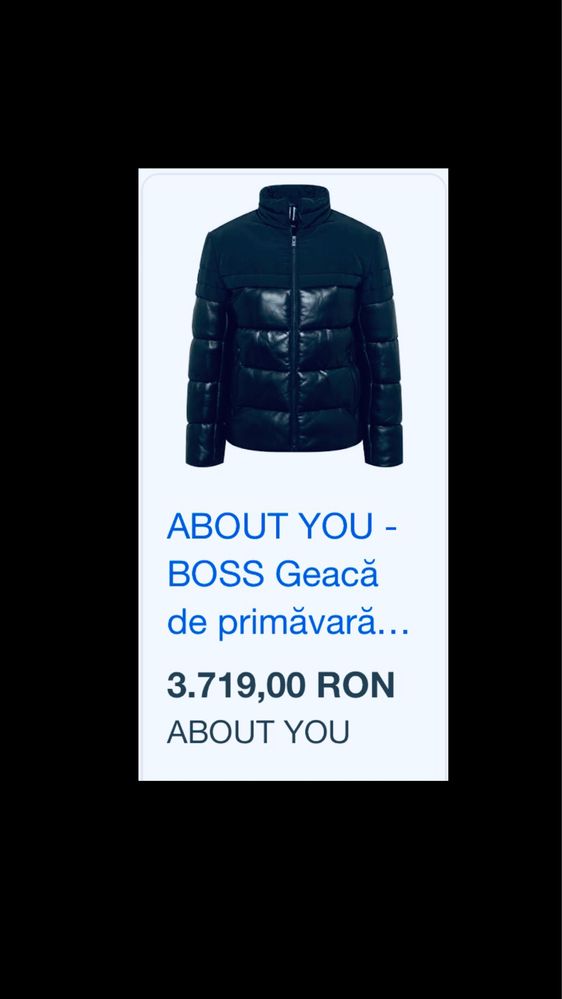 Hugo Boss geaca cu puf L nu Nike Adidas Moncler