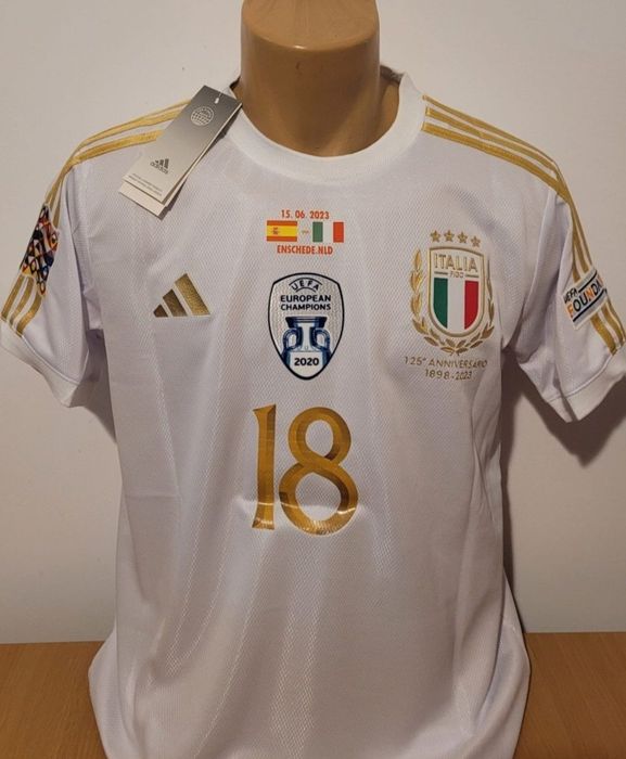 Tricou Italia Barella naționala Italiei fotbal colectie cadou