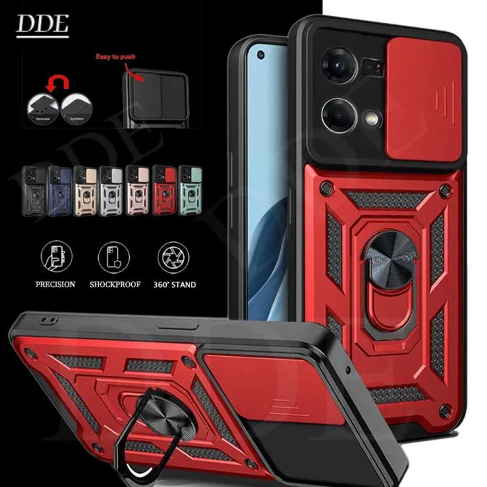 Husa hybrid Armor cu inel pentru Oppo Reno 8 5G , Reno 8 Pro