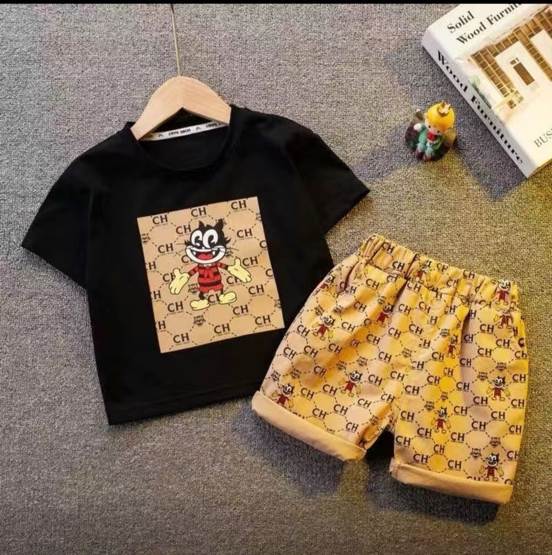 Комплект из футболки и шорты для мальчиков 1 - 1,5 лет