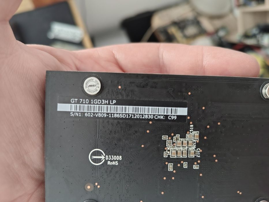 Dezmembrări calculatoare placa video MSI Nvidia GeForce GT 710 1gb ddr