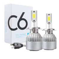 Set 2 Becuri LED-Uri Auto C6 H7 36w 3800 Lumeni 6500K 12-24 V