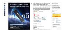 Ssd Acer Predator GM9 de  4TB PCIe 5.0, NVMe , 14500 mb/s  -noi