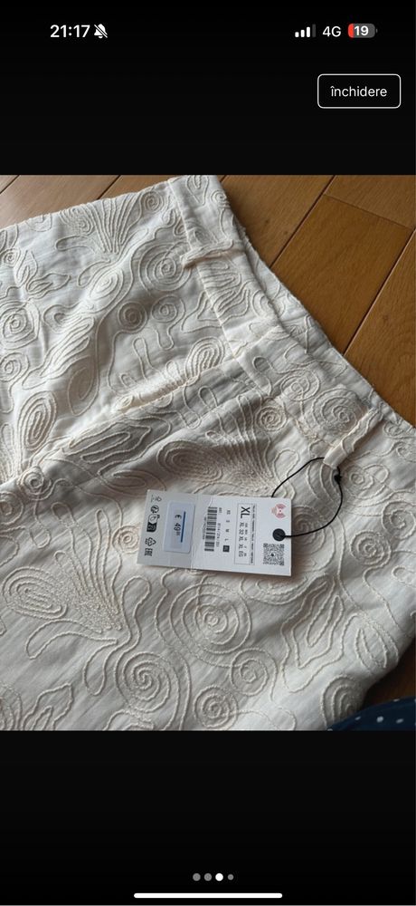 Pantaloni zara noi cu ecticheta