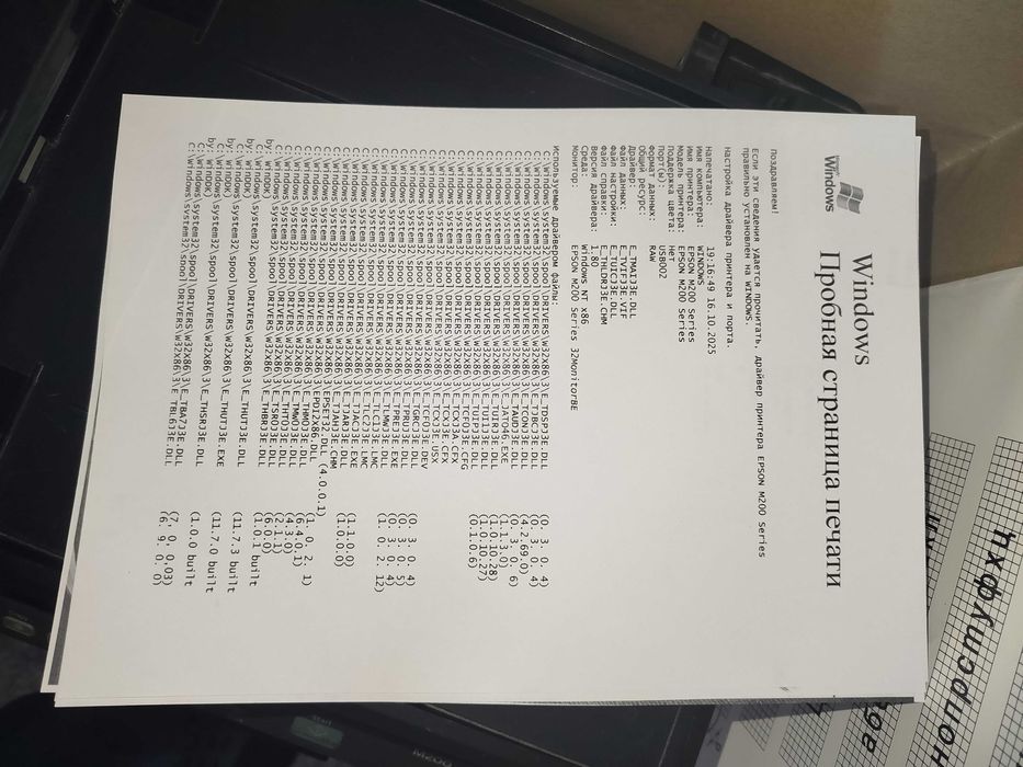 Epson M200 Printer skaner kopiya