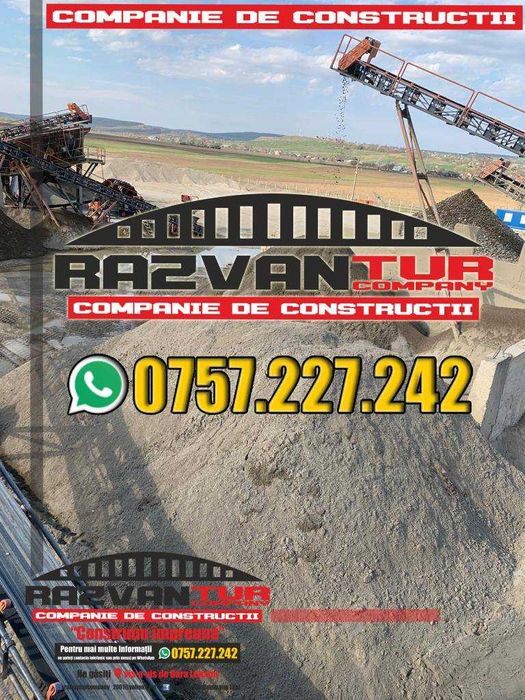 Balast, Nisip spalat, nisip gazon, piatra sparta concasata