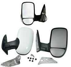 Зеркало зад, вида ГАЗ-3302 БИЗНЕС 2017 г с обогр. поворот. БЕЛЫЙ (к-т)