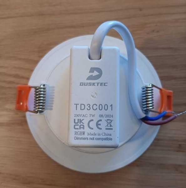 НОВИ! LED лунички за вграждане, RGB, 6W, димируеми, Bluetooth