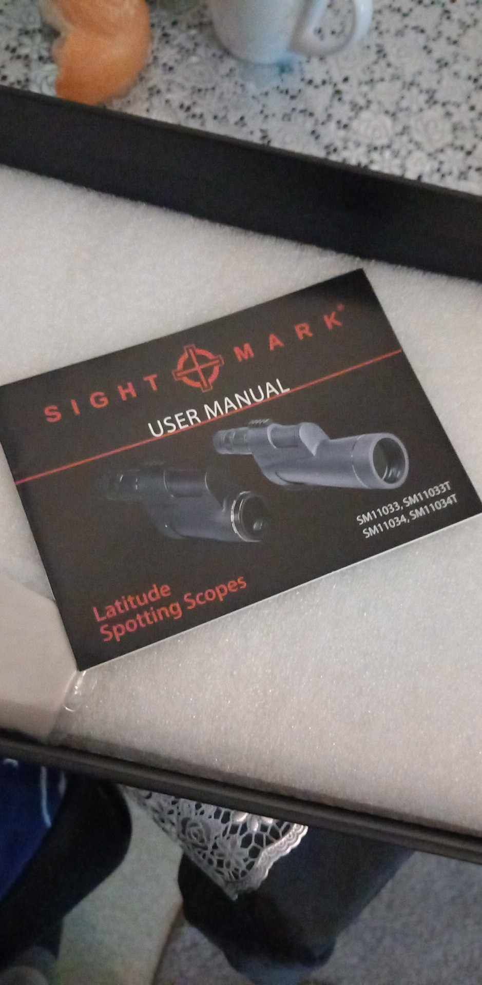 Sight mark user manual latitude spotting scopes