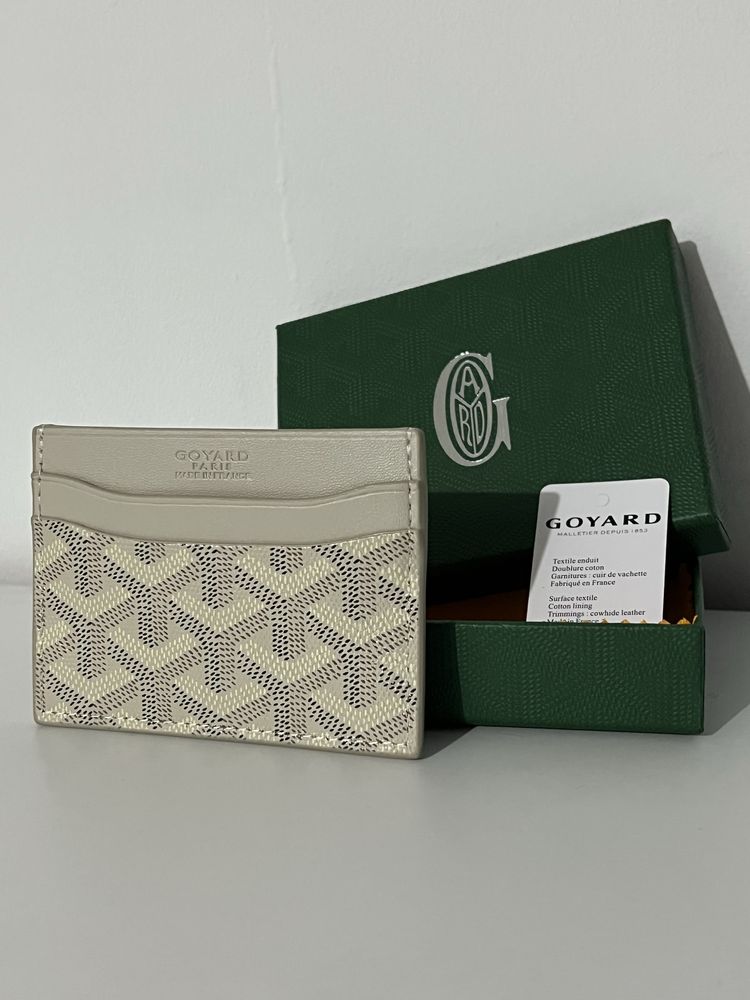Cardholder goyard crem deschis portcard