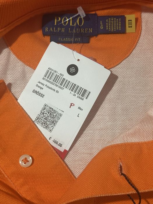 Tricou cu guler Polo Ralph Lauren original